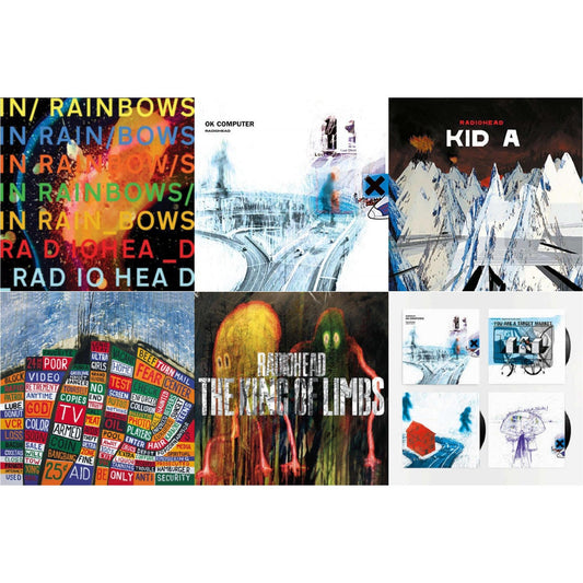 Radiohead - In Rainbows (180G) & Ok Computer (2LP/180G) & Kid A (2LP/180G) & Hail To The Thief (2LP/45 RPM/180G) & King Of Limbs (180G) & Ok Computer Oknotok (3LP/180G)