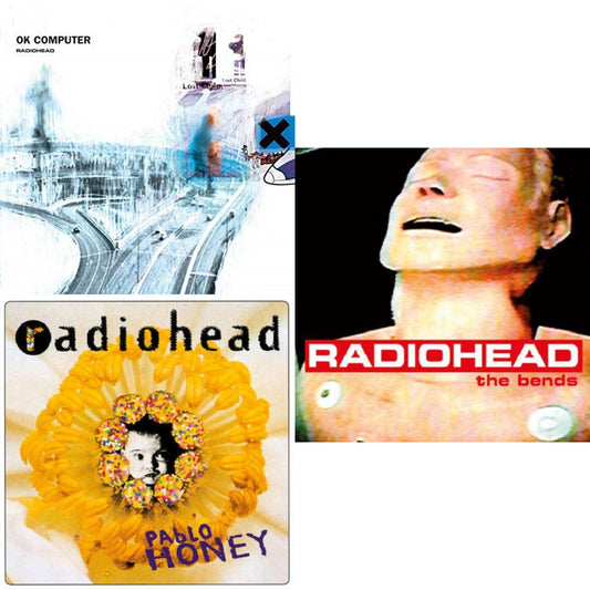Radiohead - Pablo Honey (180G) & Bends (180G) & Ok Computer (2LP/180G)