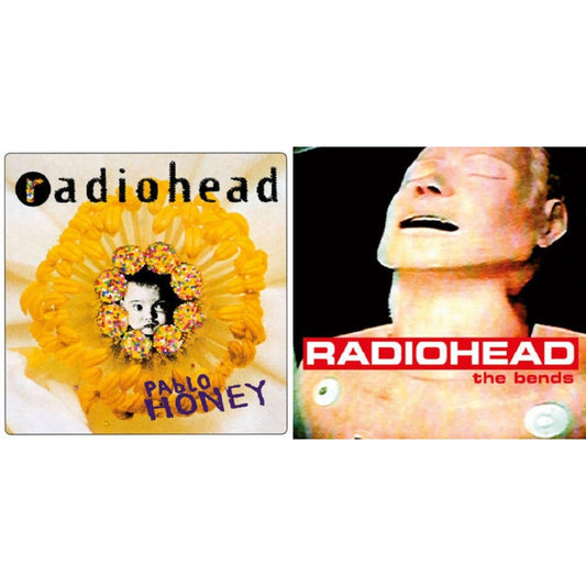 Radiohead - Pablo Honey (180G) & Bends (180G) - LP Vinyl Bundle
