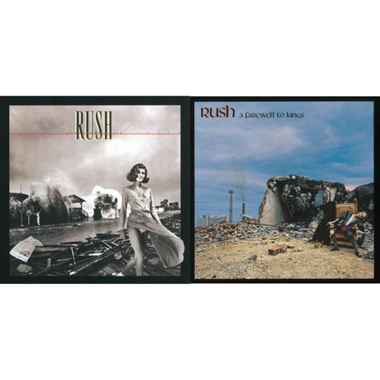 Rush - Farewell To Kings (180G) & Permanent Waves (180G) - LP Vinyl Bundle