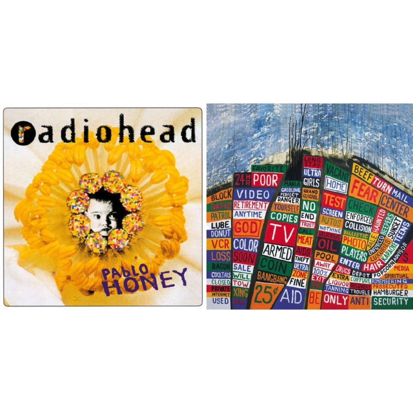 Radiohead - Pablo Honey (180G) & Hail To The Thief (2LP/45 RPM/180G)