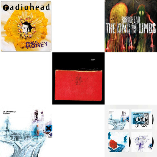 Radiohead - Pablo Honey (180G) & Ok Computer (2LP/180G) & Amnesiac (2LP/180G) & King Of Limbs (180G) & Ok Computer Oknotok (3LP/180G)