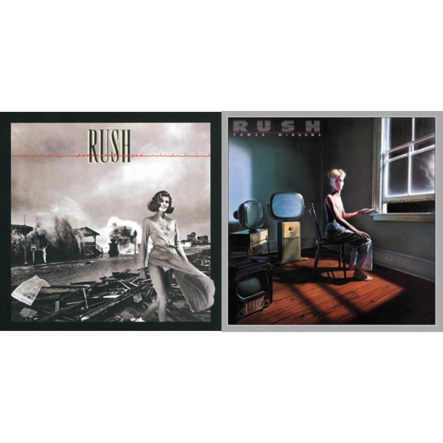 Rush - Permanent Waves (180G) & Power Windows (180G) - LP Vinyl Bundle