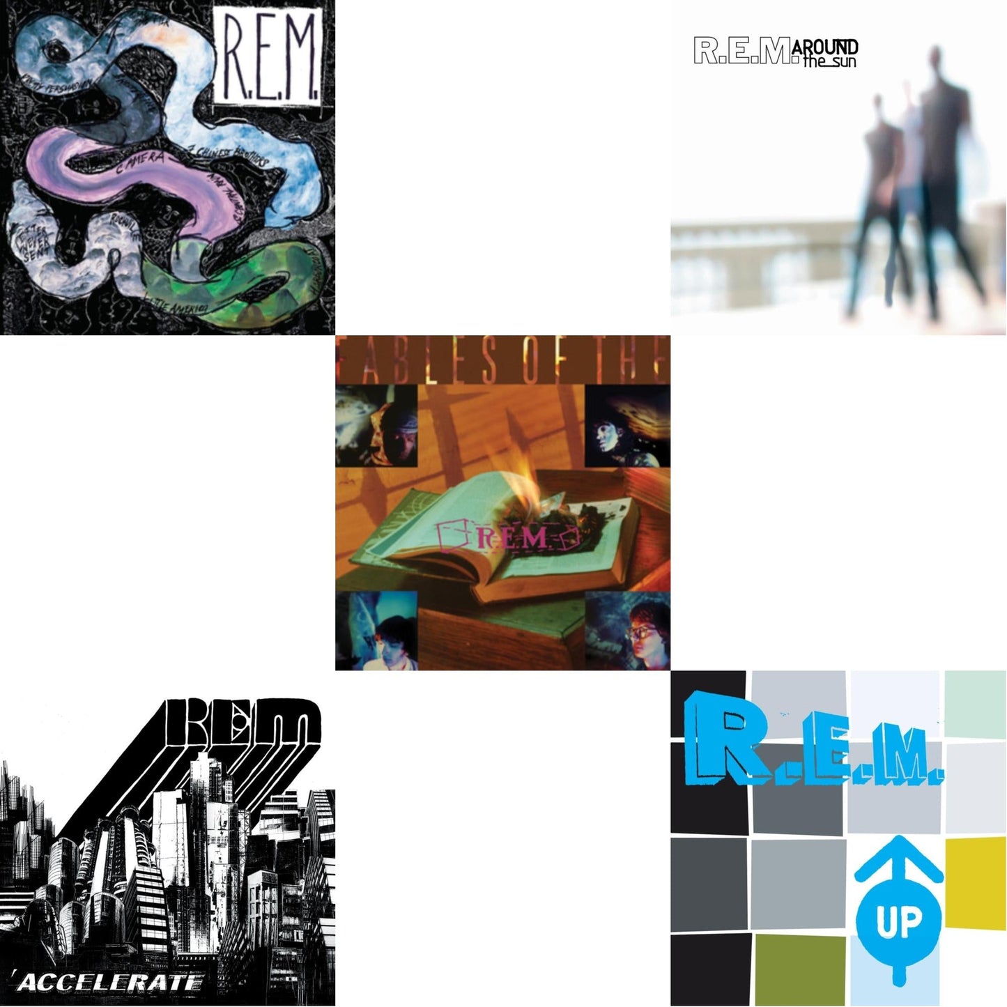 R.E.M. - Fables Of The Reconstruction & Reckoning & Up (25Th Anniversary) (Deluxe Edition) (2LP) & Around The Sun (2LP) & Accelerate