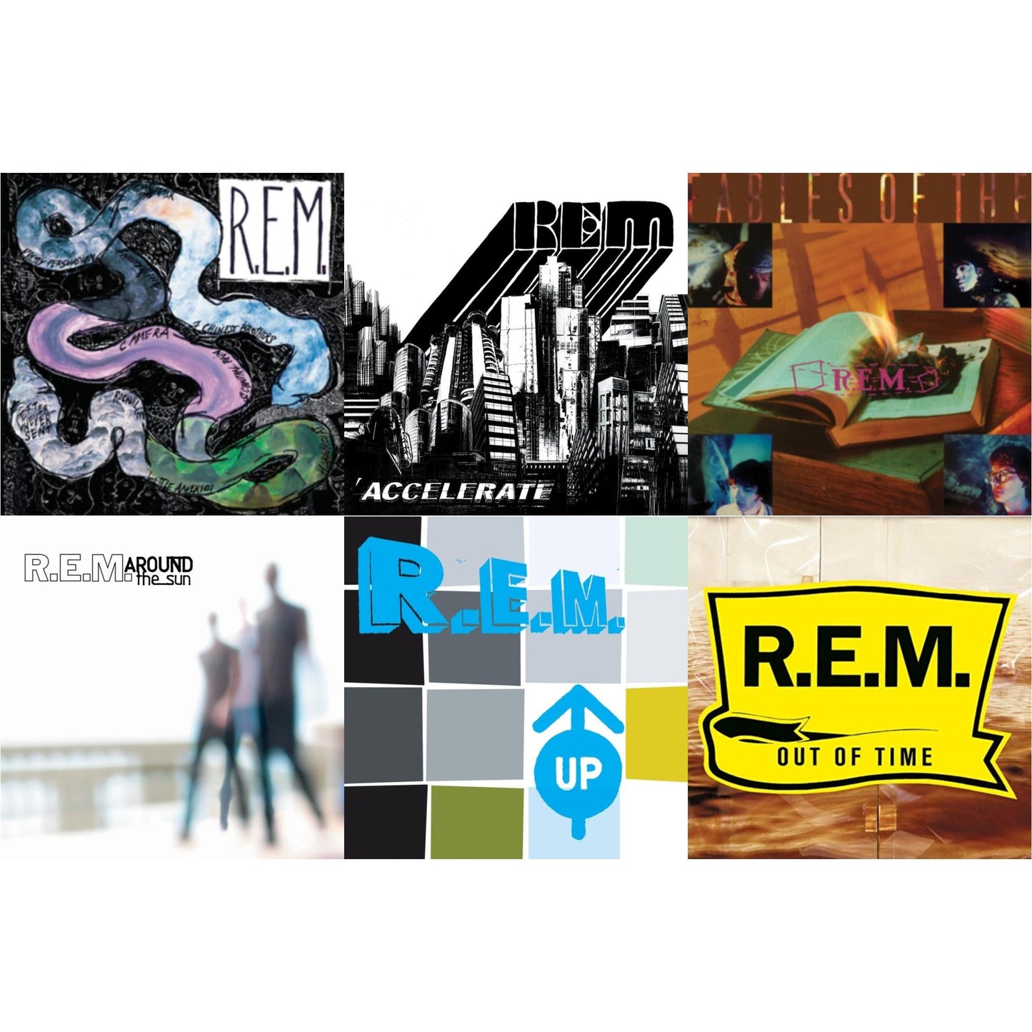 R.E.M. - Fables Of The Reconstruction & Reckoning & Out Of Time & Up (25Th Anniversary) (Deluxe Edition) (2LP) & Around The Sun (2LP) & Accelerate