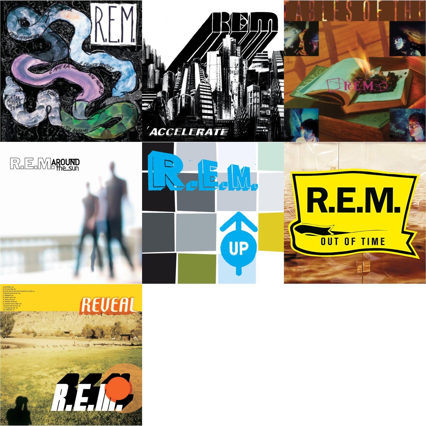 R.E.M. - Fables Of The Reconstruction & Reckoning & Out Of Time & Up (25Th Anniversary) (Deluxe Edition) (2LP) & Reveal & Around The Sun (2LP) & Accelerate