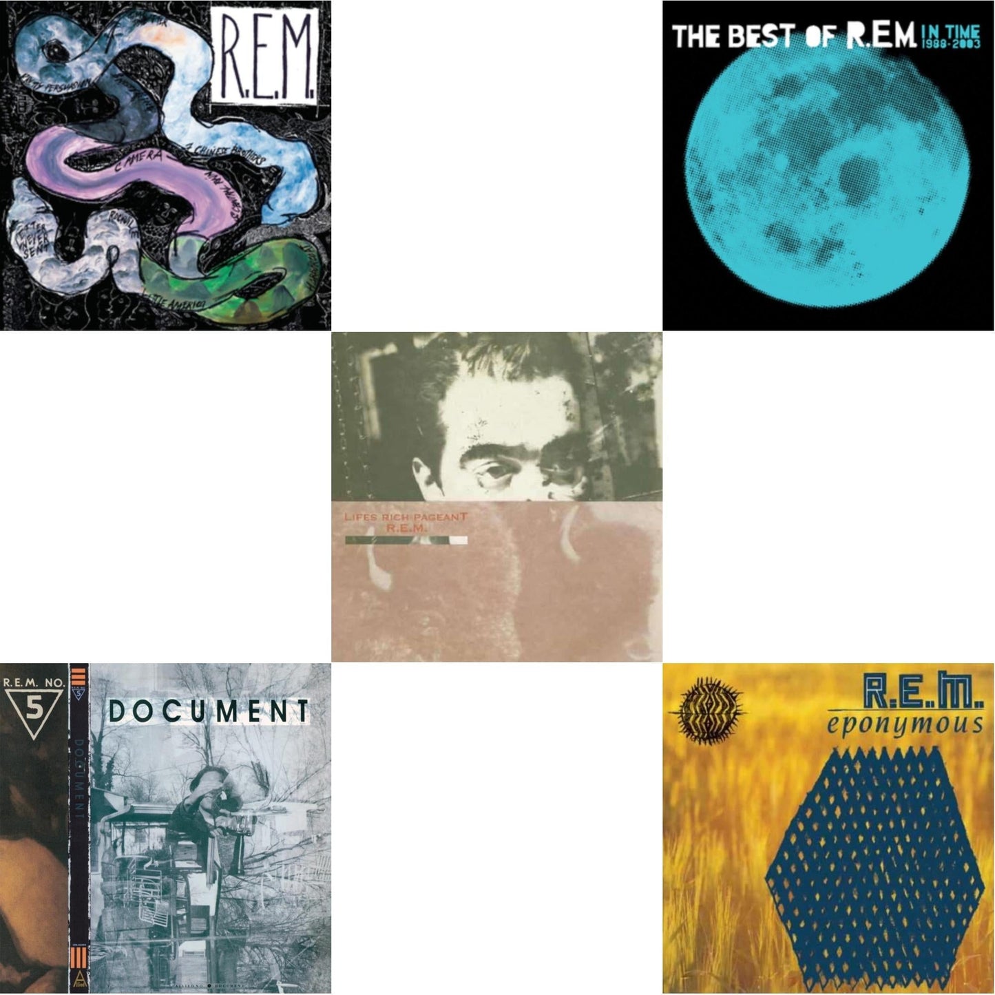 R.E.M. - Document & Reckoning & Lifes Rich Pageant & Eponymous & In Time: The Best Of R.E.M. 1988-2003 (2LP/180G)