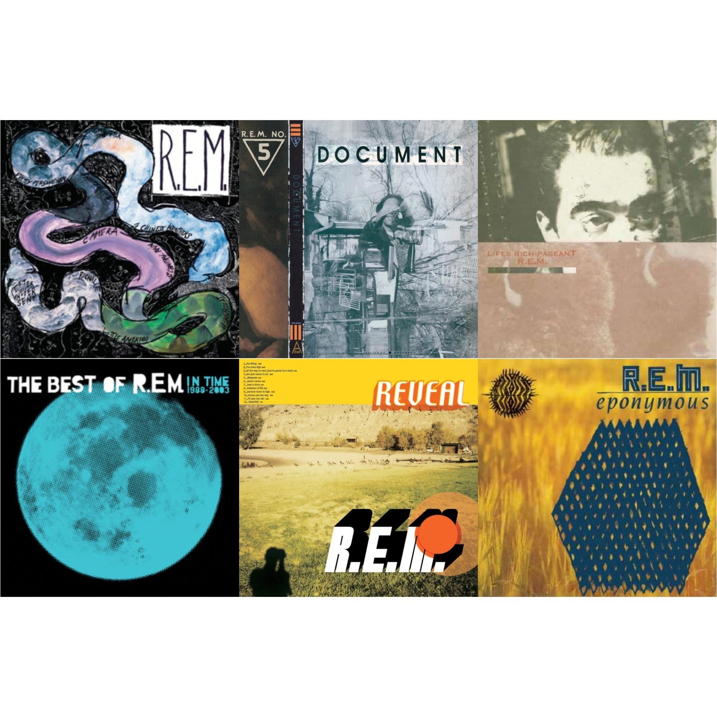 R.E.M. - Document & Reckoning & Lifes Rich Pageant & Eponymous & In Time: The Best Of R.E.M. 1988-2003 (2LP/180G) & Reveal
