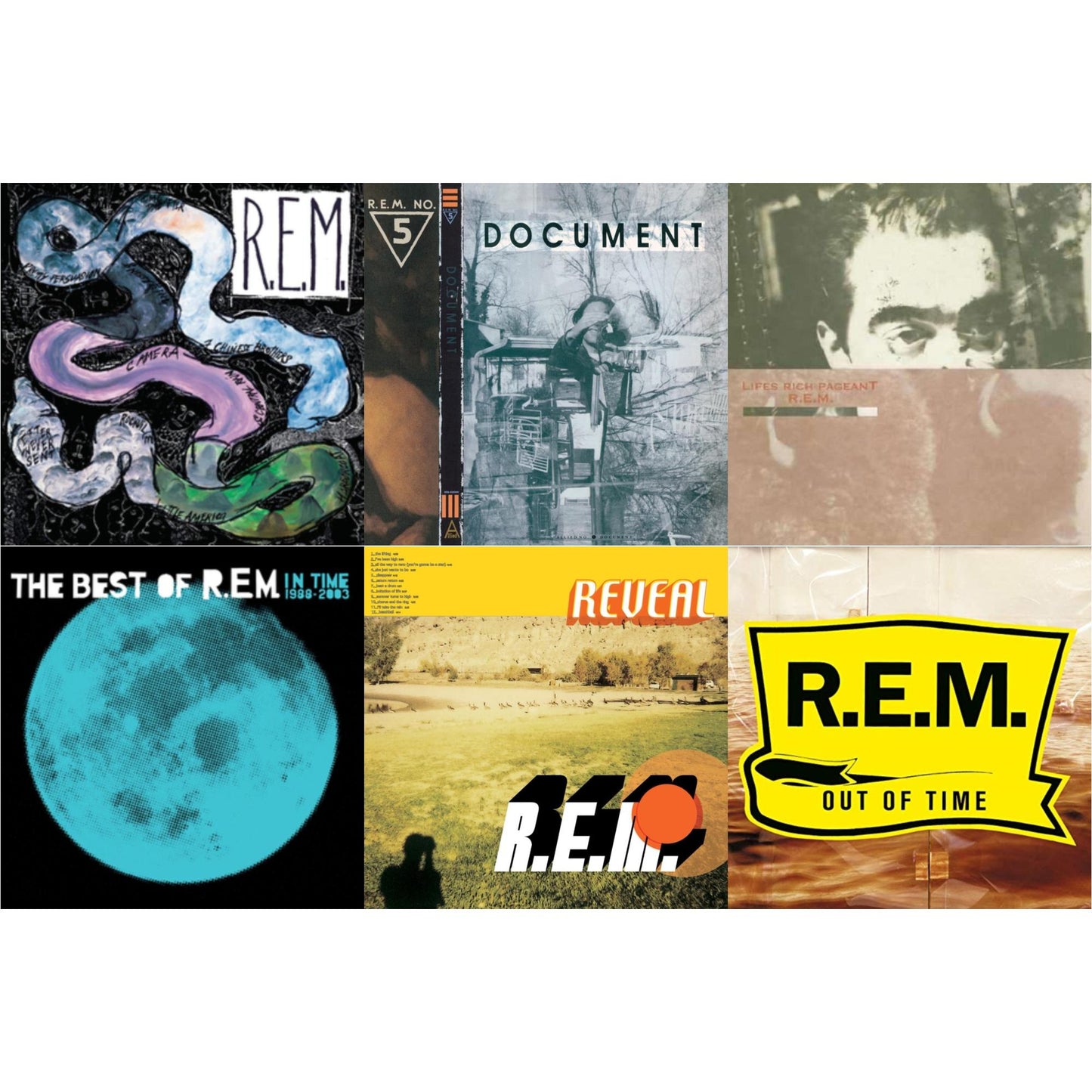 R.E.M. - Document & Reckoning & Lifes Rich Pageant & Out Of Time & In Time: The Best Of R.E.M. 1988-2003 (2LP/180G) & Reveal