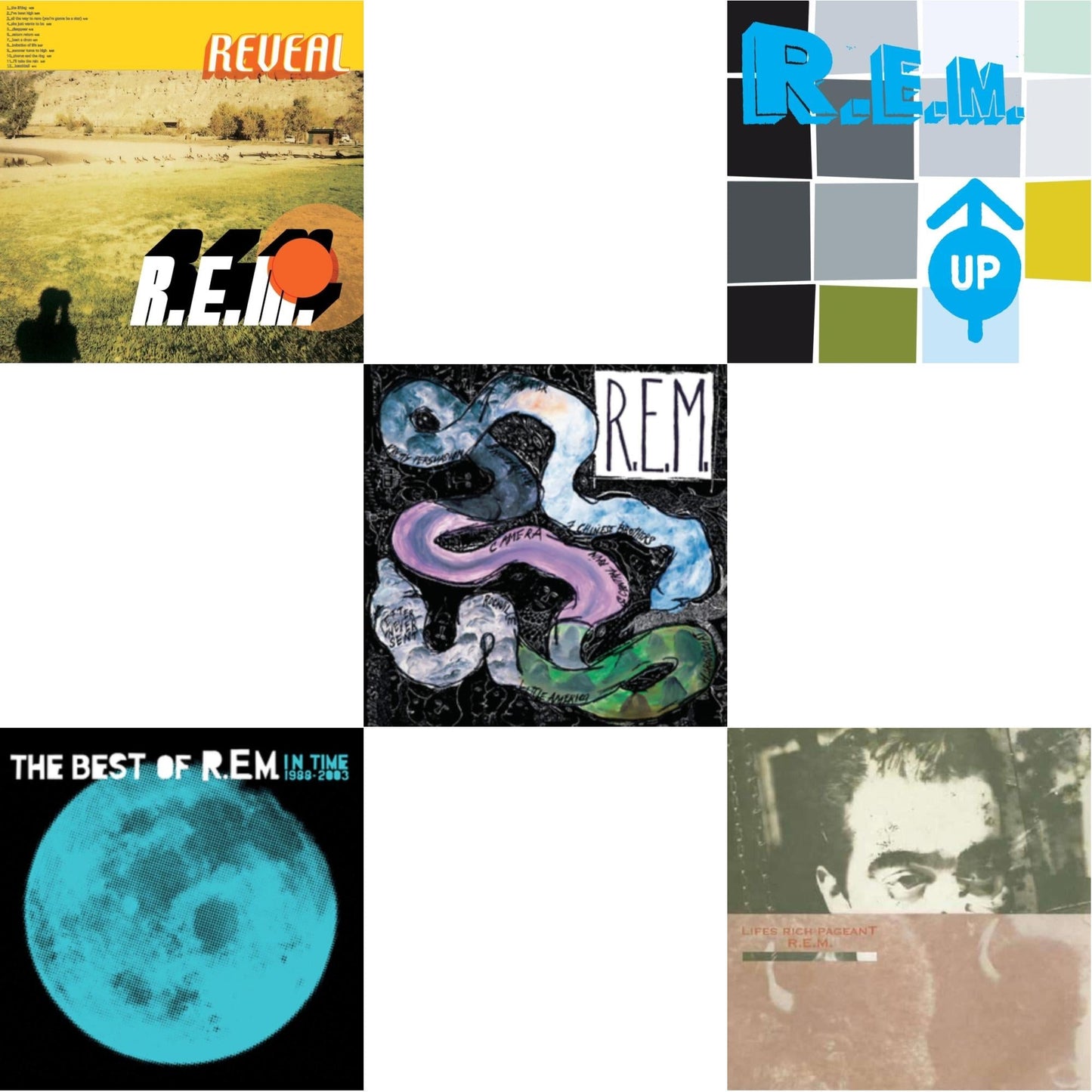 R.E.M. - Reckoning & Lifes Rich Pageant & In Time: The Best Of R.E.M. 1988-2003 (2LP/180G) & Up (25Th Anniversary) (Deluxe Edition) (2LP) & Reveal