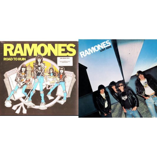 Ramones - Leave Home (Remastered) & Road To Ruin (Remastered) - LP Vinyl Bundle