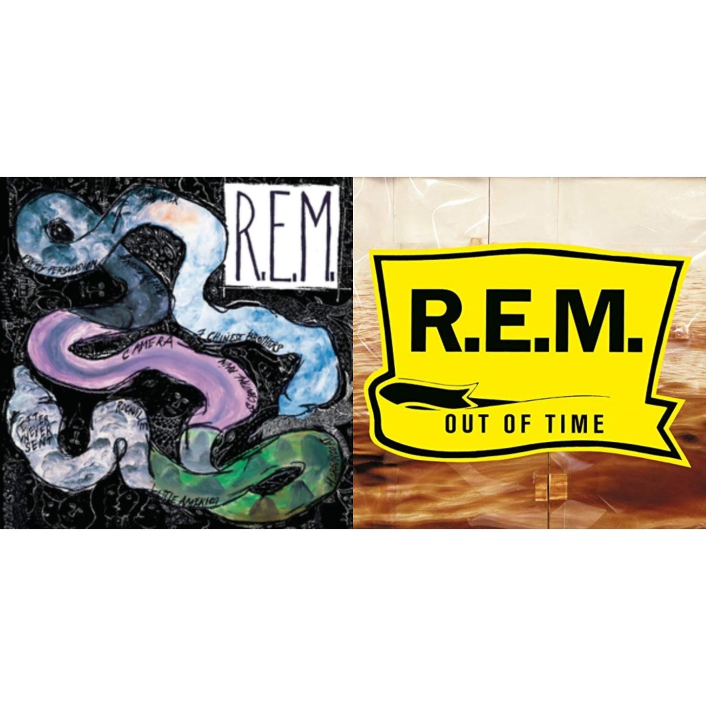 R.E.M. - Reckoning & Out Of Time - LP Vinyl Bundle