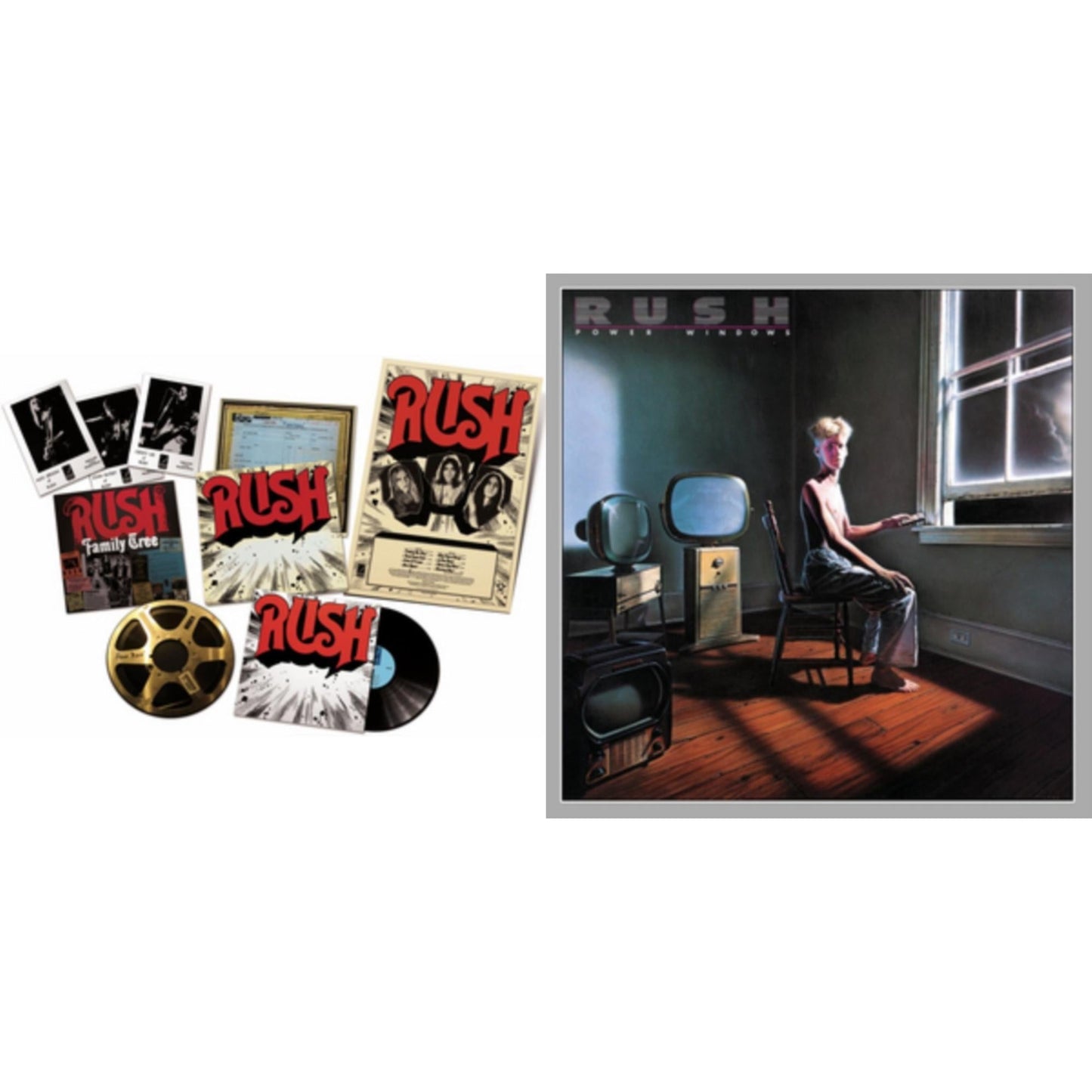 Rush - Rush (Rediscovered LP Box) (180G) & Power Windows (180G)