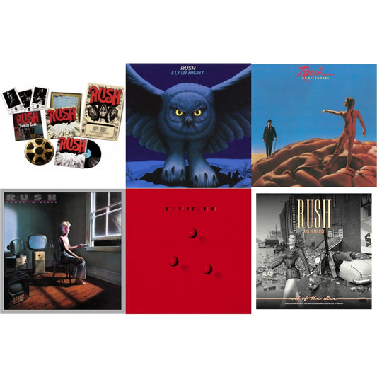 Rush - Rush (Rediscovered LP Box) (180G) & Fly By Night (180G) & Hemispheres (180G) & Power Windows (180G) & Hold Your Fire (180G) & Roll Of The Dice