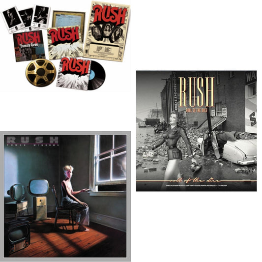 Rush - Rush (Rediscovered LP Box) (180G) & Power Windows (180G) & Roll Of The Dice