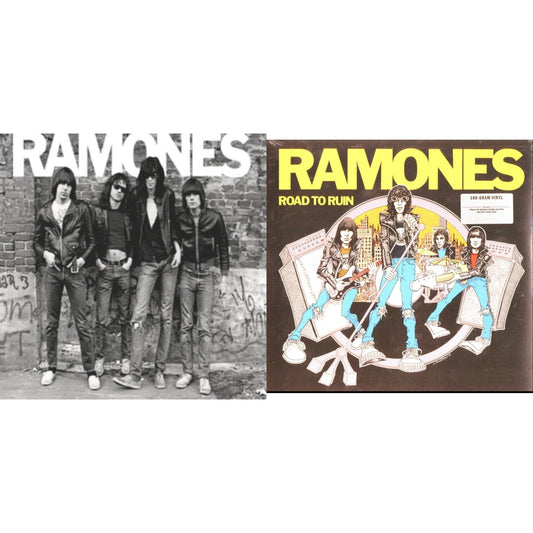Ramones - Ramones (Remastered) & Road To Ruin (Remastered) - LP Vinyl Bundle