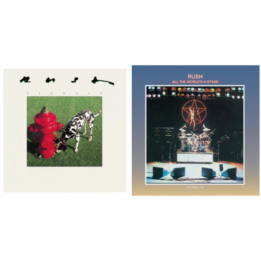 Rush - All The World's A Stage (180G) & Signals (180G) - LP Vinyl Bundle