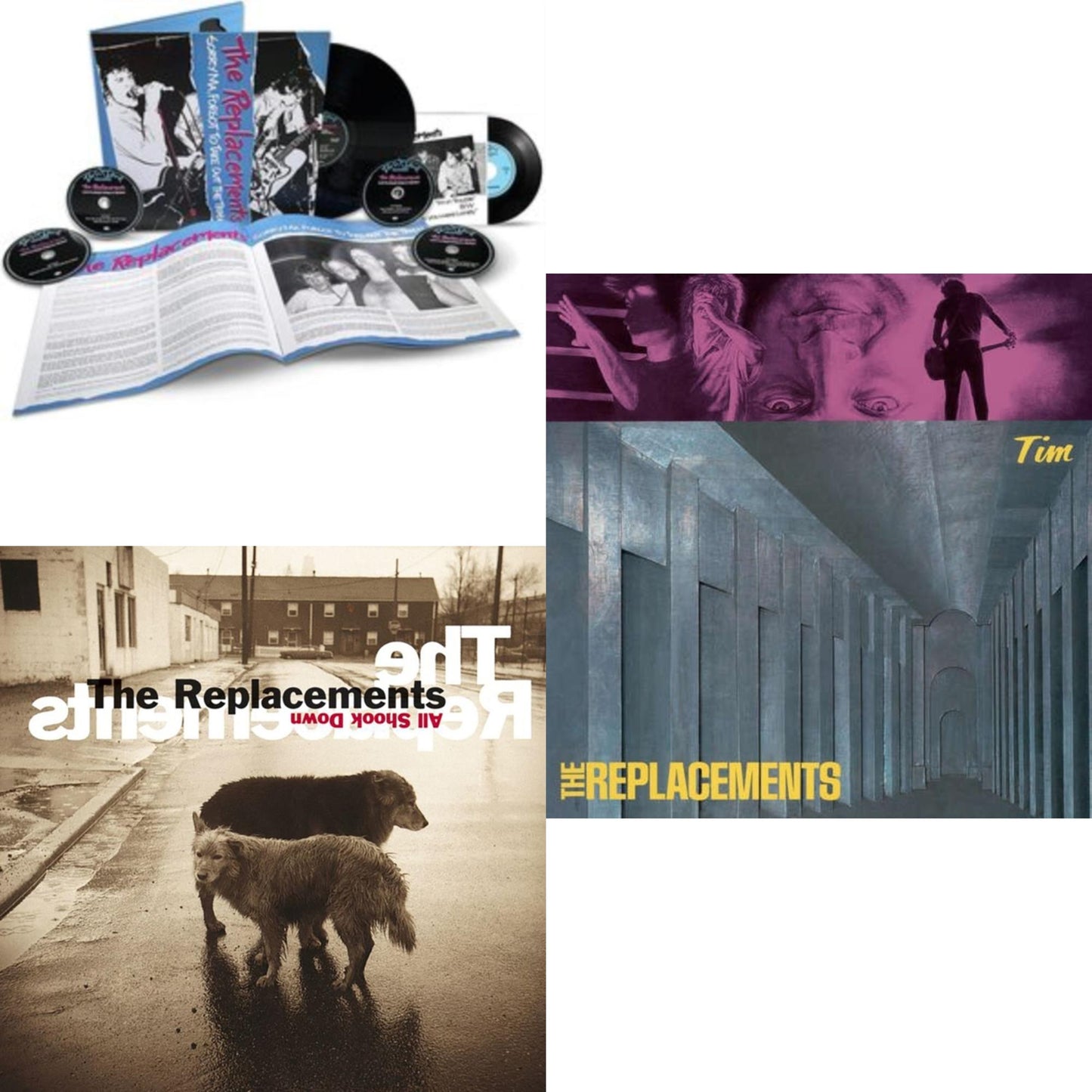 Replacements - Tim (Syeor) & Sorry Ma, Forgot To Take Out The Trash (Deluxe/4CD/LP) & All Shook Down (X) (Translucent Red LP Vinyl) (Rocktober)