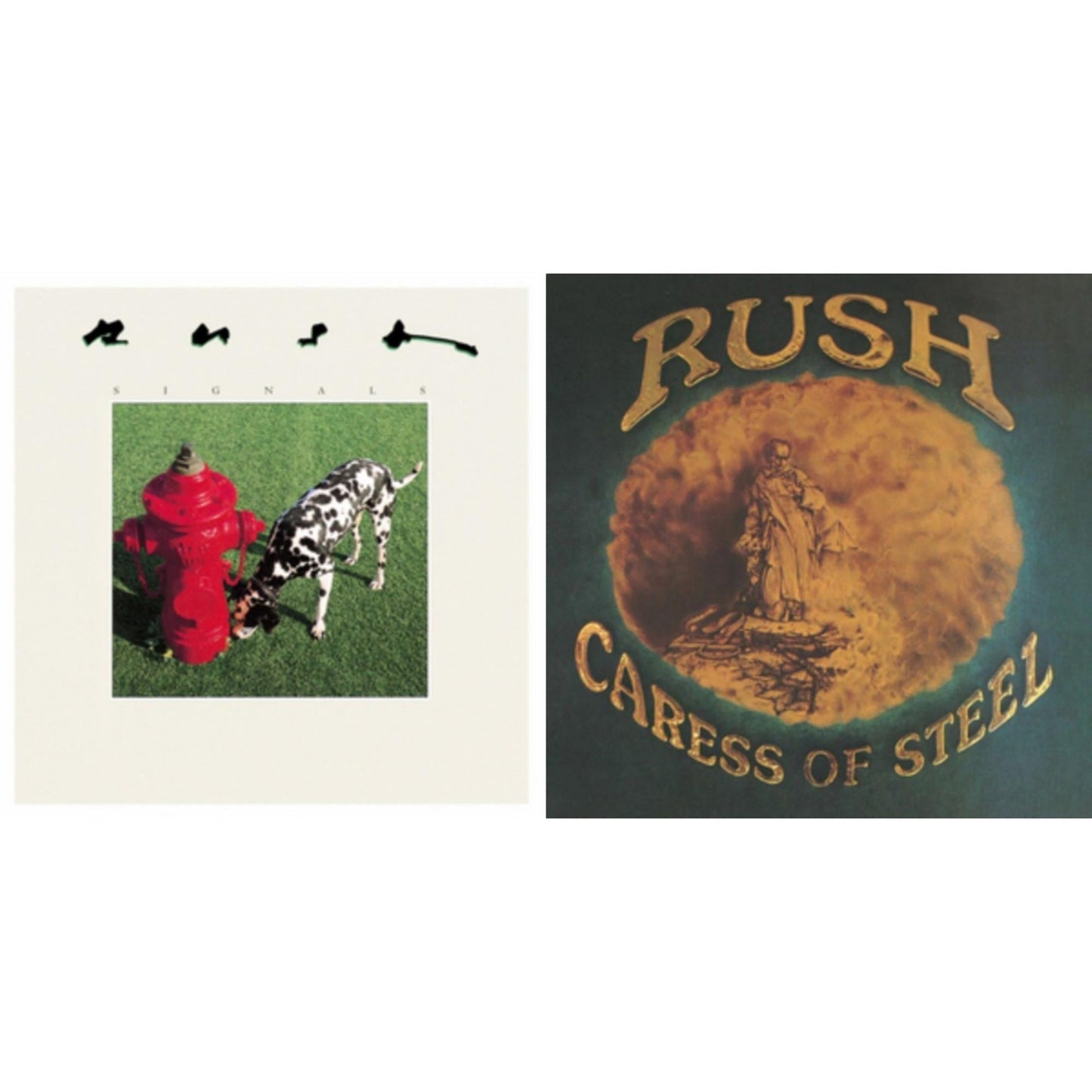 Rush - Caress Of Steel (180G/Dl Card) & Signals (180G) - LP Vinyl Bundle