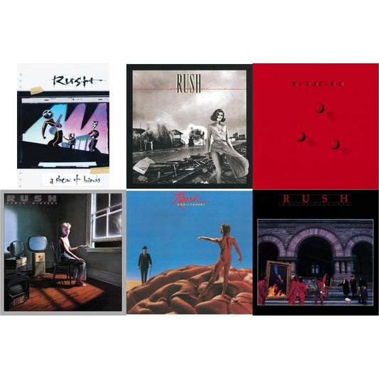 Rush - Hemispheres (180G) & Permanent Waves (180G) & Moving Pictures (180G LP Vinyl/Dl Card) & Power Windows (180G) & Hold Your Fire (180G) & Show Of Hands (180G)