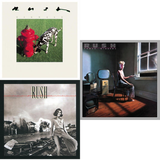 Rush - Permanent Waves (180G) & Signals (180G) & Power Windows (180G) - LP Vinyl Bundle