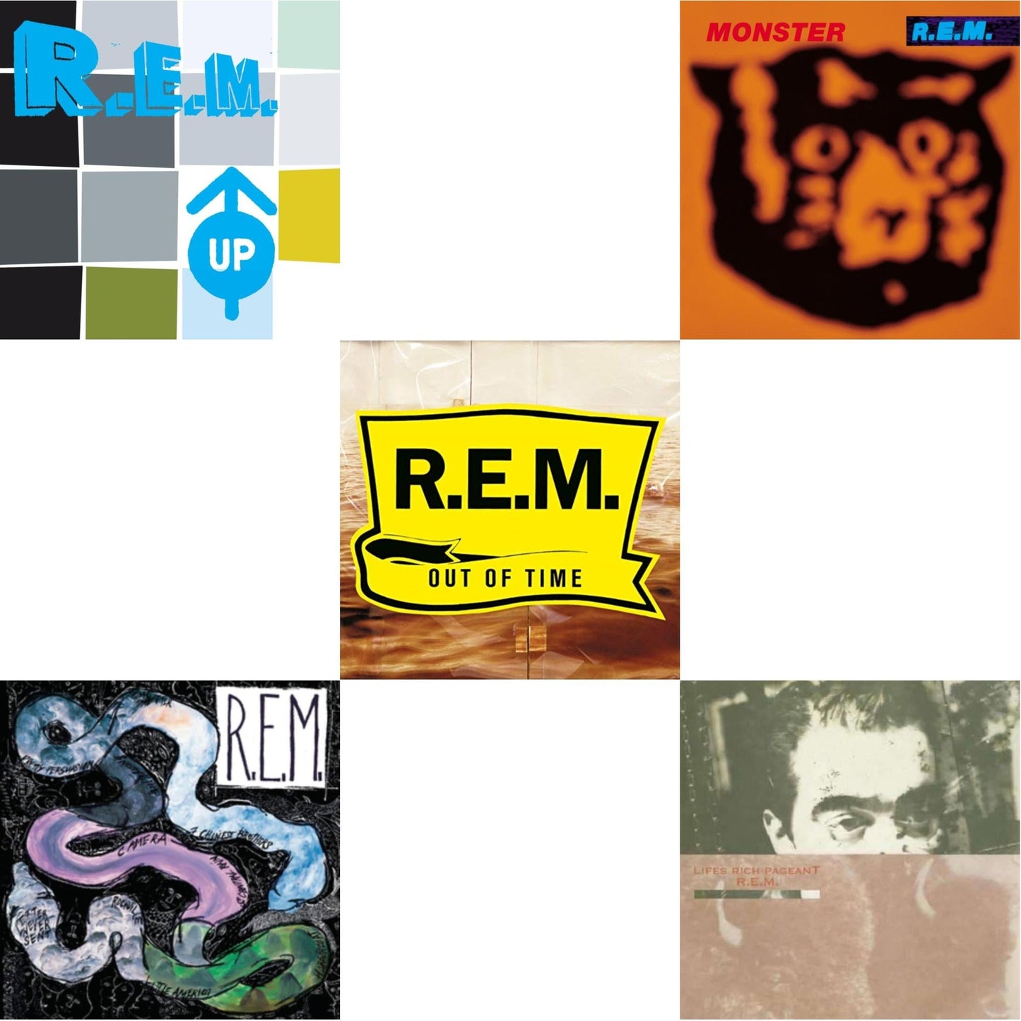 R.E.M. - Reckoning & Lifes Rich Pageant & Out Of Time & Monster & Up (25Th Anniversary) (Deluxe Edition) (2LP)
