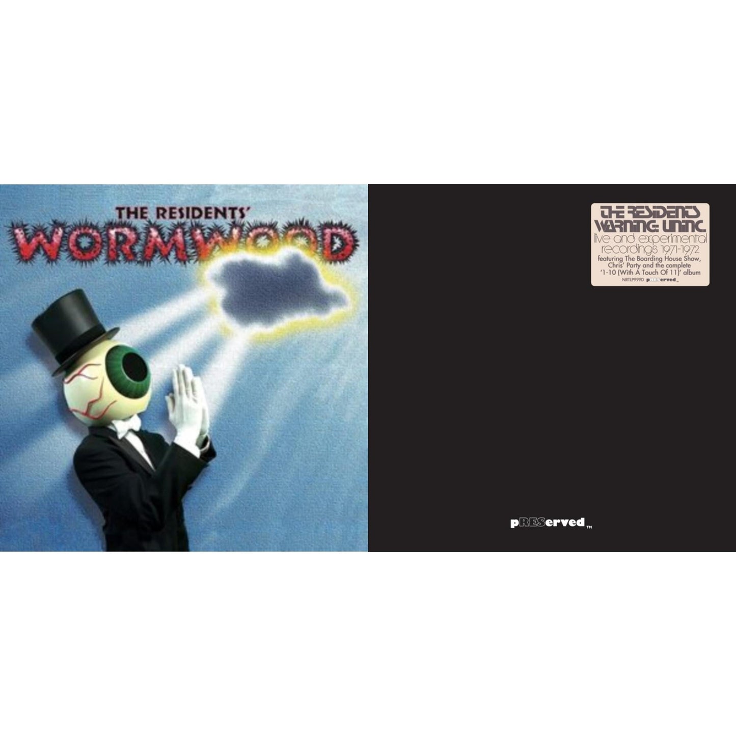 Residents - Wormwood (2LP) & Warning: Uninc.: Live & Experimental Recordings 1971-1972 (2LP)
