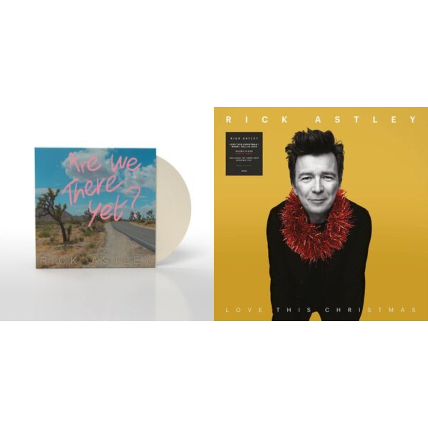 Rick Astley - Love This Christmas / When I Fall In Love & Are We There Yet? (Limited/Color LP Vinyl)