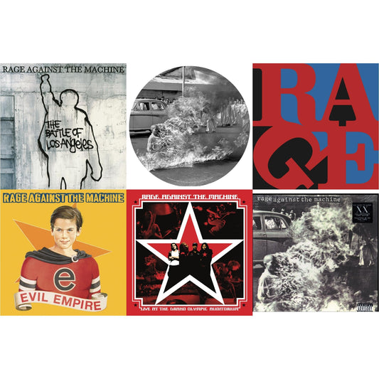 Rage Against The Machine - Live At The Grand Olympic Auditorium (2LP/180G Vinyl) & Renegades (180G LP Vinyl) & Battle Of Los Angeles (180G LP Vinyl) & Evil Empire (Pa) (180G) & Rage Against The Machine & Rage Against The Machine (X) (Picture Disc)