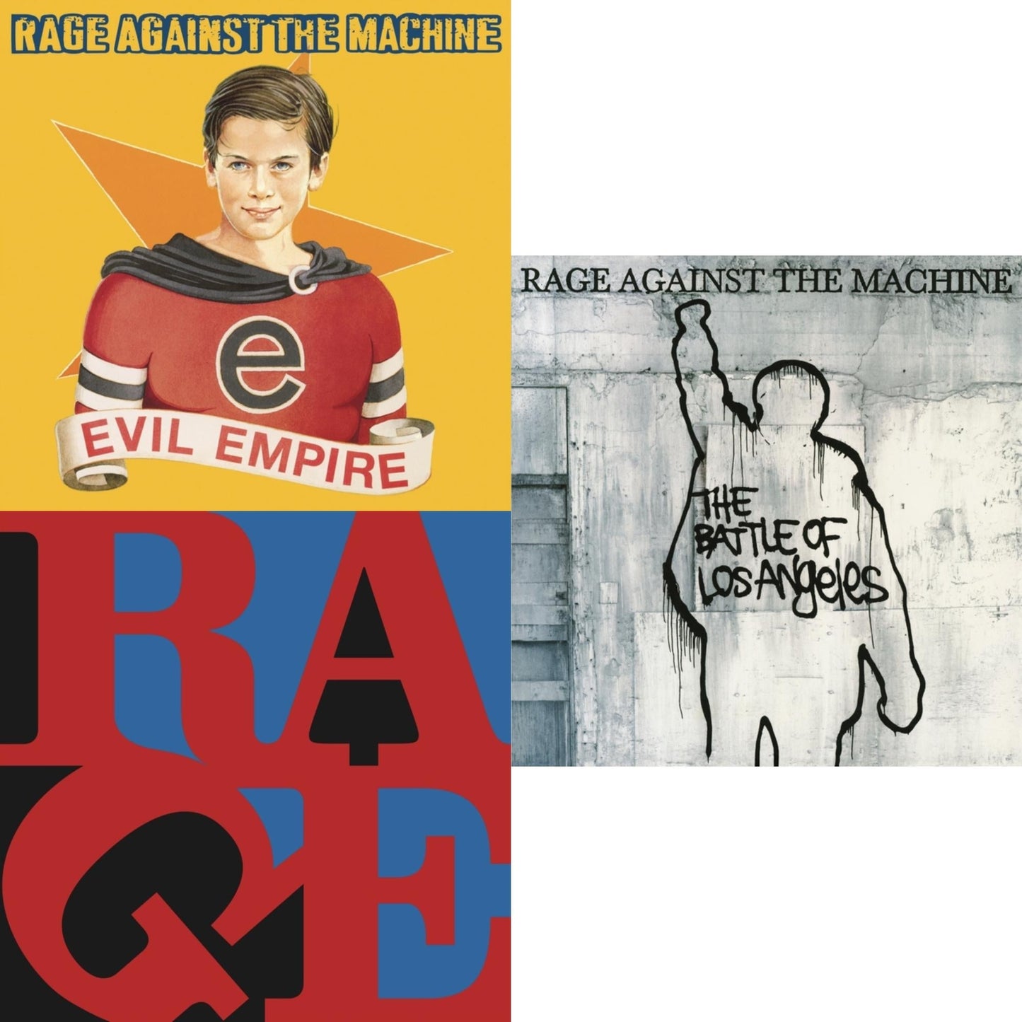 Rage Against The Machine - Renegades (180G LP Vinyl) & Battle Of Los Angeles (180G LP Vinyl) & Evil Empire (Pa) (180G)