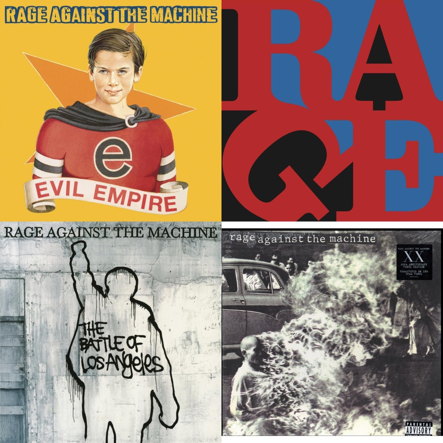 Rage Against The Machine - Evil Empire (Pa) (180G) & Renegades (180G LP Vinyl) & Battle Of Los Angeles (180G LP Vinyl) & Rage Against The Machine