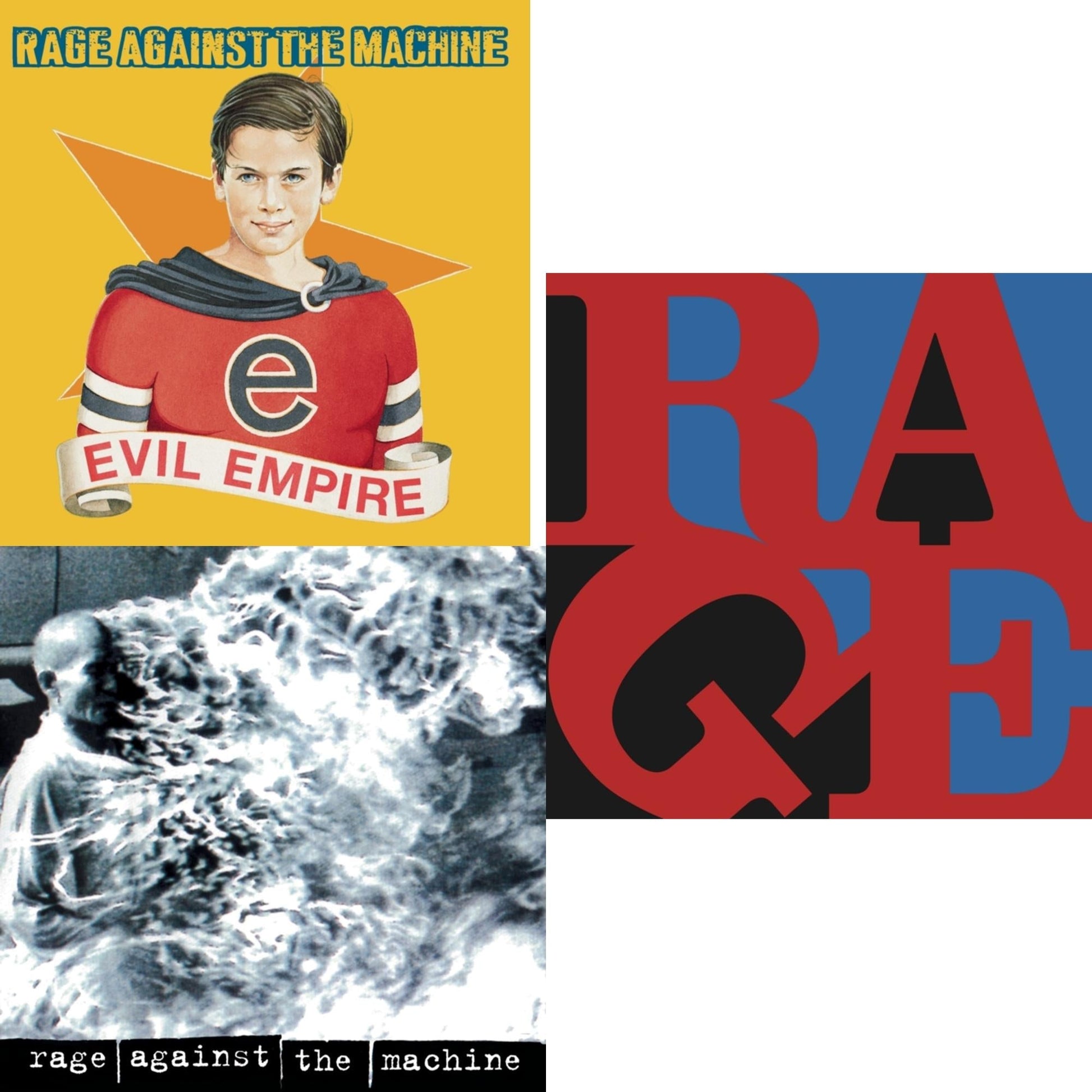 Rage Against The Machine - Evil Empire & Rage Against The Machine & Renegades - CD Bundle