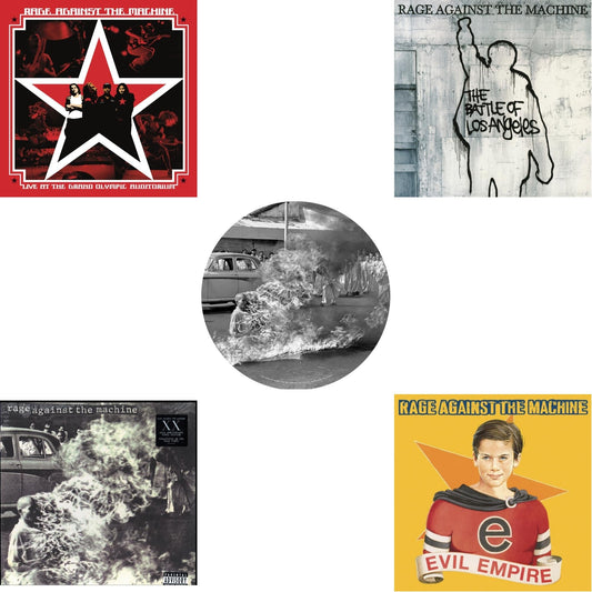 Rage Against The Machine - Live At The Grand Olympic Auditorium (2LP/180G Vinyl) & Rage Against The Machine & Rage Against The Machine (X) (Picture Disc) & Battle Of Los Angeles (180G LP Vinyl) & Evil Empire (Pa) (180G)