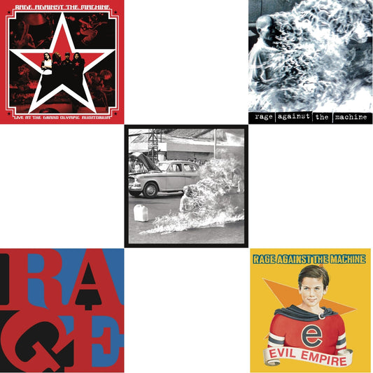 Rage Against The Machine - Evil Empire & Rage Against The Machine (20Th Anniversary) & Rage Against The Machine & Live At The Grand Olympic Auditorium & Renegades - CD Bundle