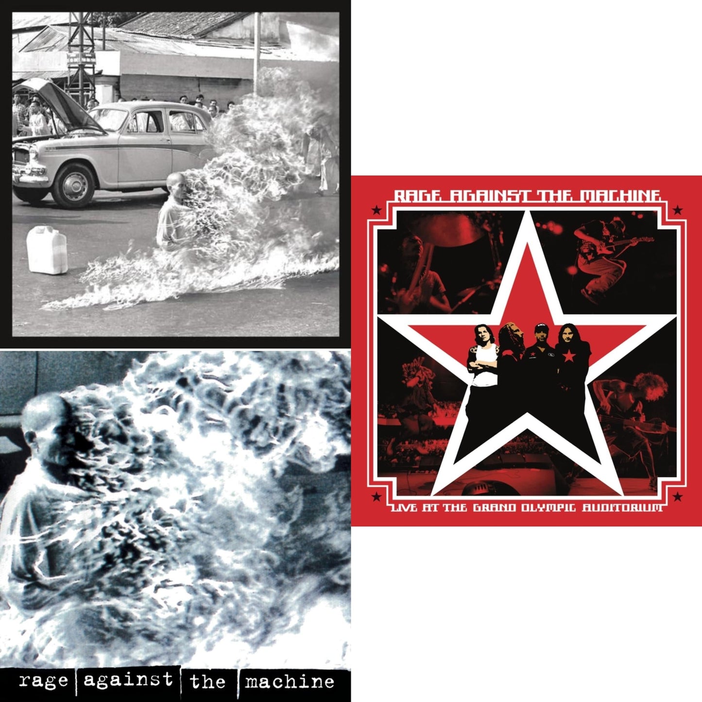 Rage Against The Machine - Rage Against The Machine (20Th Anniversary) & Rage Against The Machine & Live At The Grand Olympic Auditorium - CD Bundle