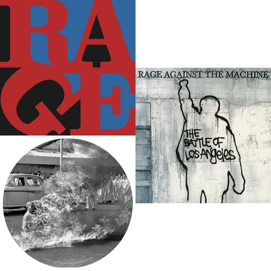 Rage Against The Machine - Renegades (180G LP Vinyl) & Battle Of Los Angeles (180G LP Vinyl) & Rage Against The Machine (X) (Picture Disc)