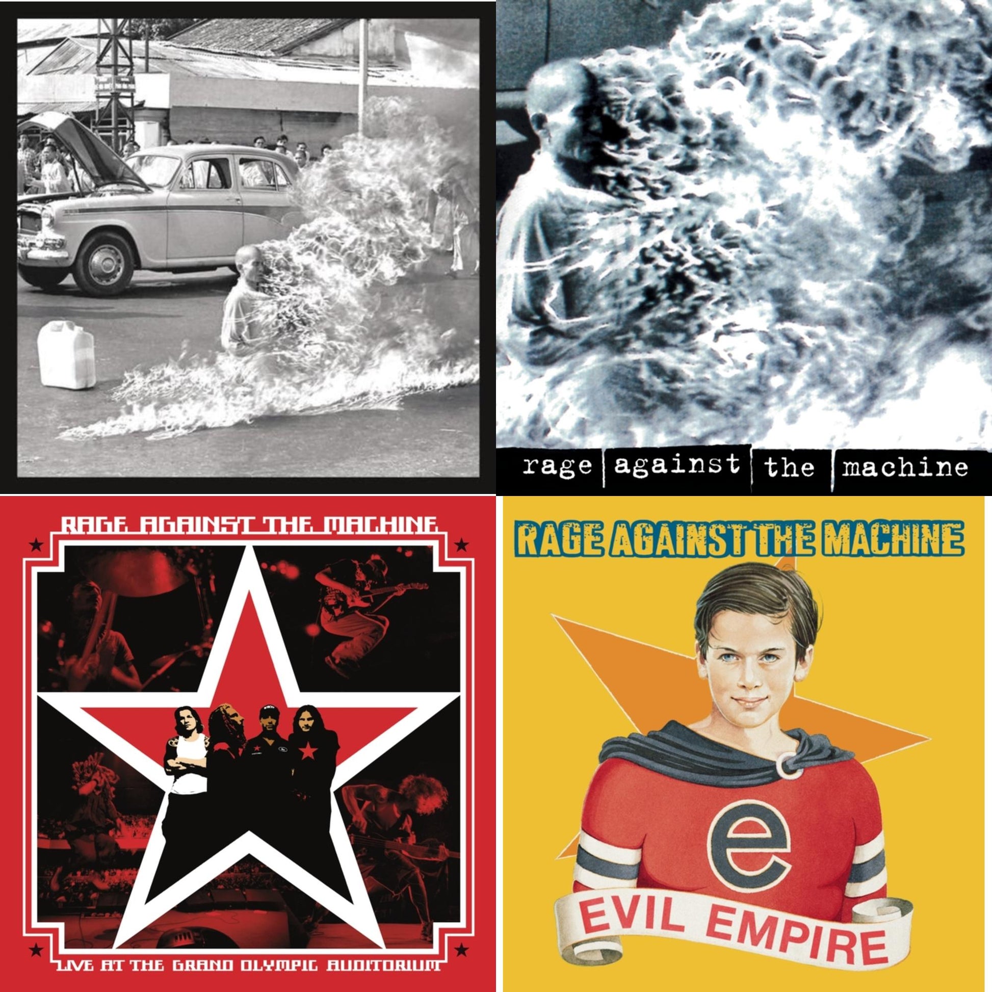 Rage Against The Machine - Evil Empire & Rage Against The Machine (20Th Anniversary) & Rage Against The Machine & Live At The Grand Olympic Auditorium - CD Bundle