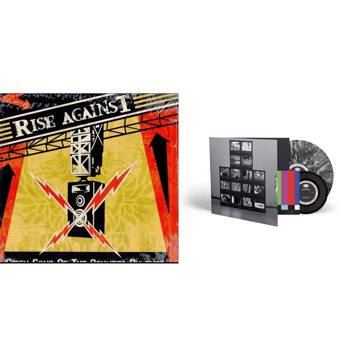Rise Against - Siren Song Of Counter Culture & Nowhere Generation (Black & White Smoke LP Vinyl/7Inch Single) (Deluxe)
