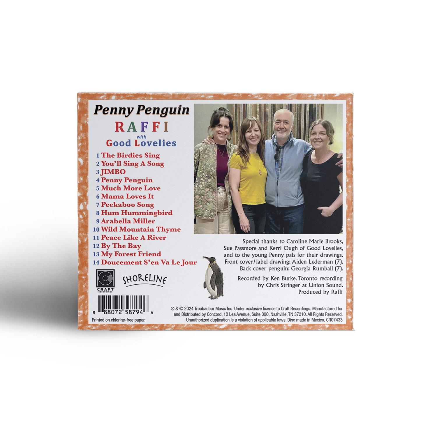 Penny Penguin Music CD