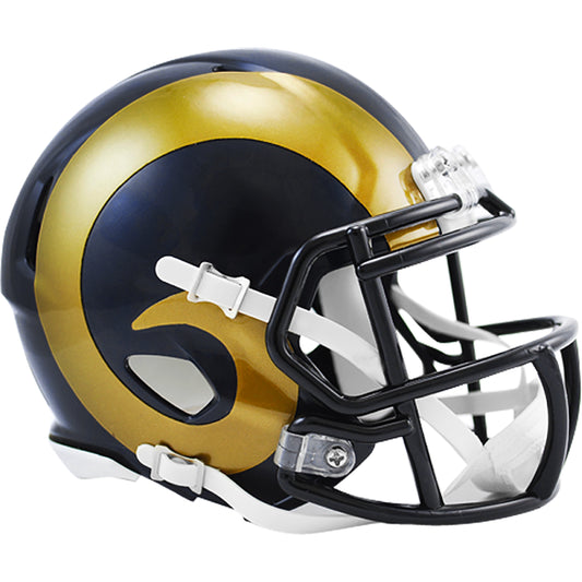 Los Angeles Rams 2000-2016 Throwback Riddell Speed Mini Football Helmet