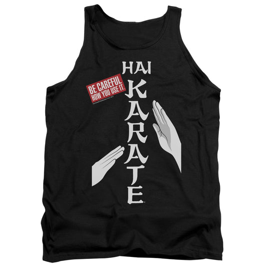 Hai Karate Be Careful Mens Tank Top Shirt Black