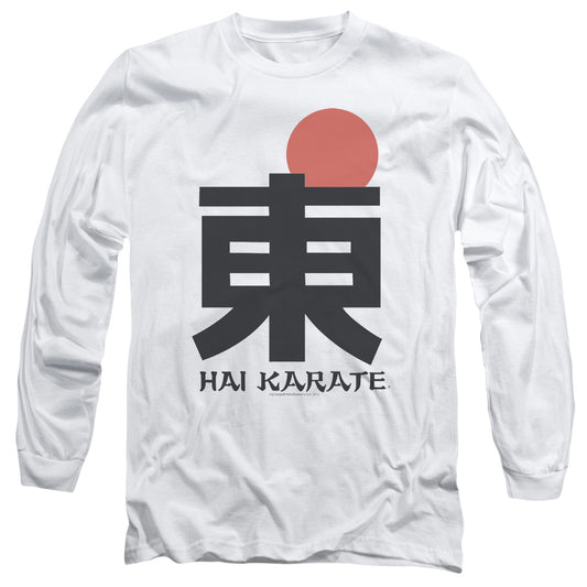 Hai Karate Logo Mens Long Sleeve Shirt White