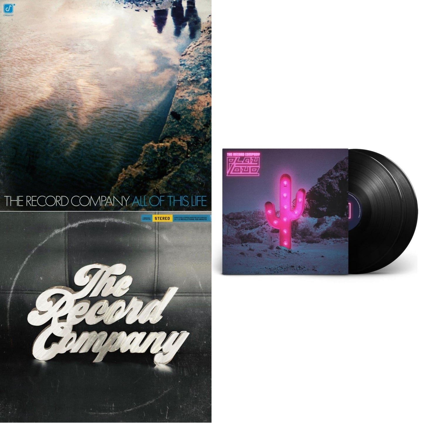 Record Company - 4Th Album & All Of This Life (White LP Vinyl) & Play Loud (2LP)