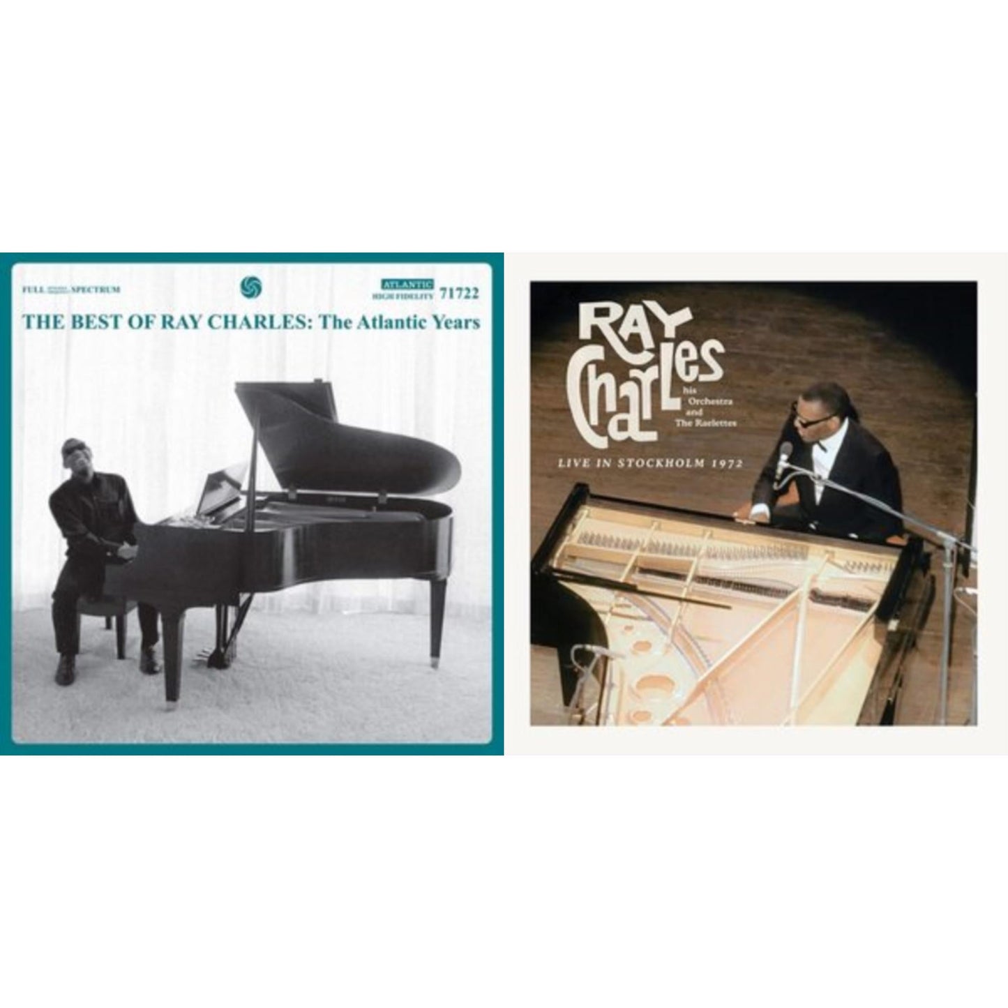 Ray Charles - Best Of Ray Charles: The Atlantic Years (2LP/White Vinyl) & Live In Stockholm 1972 (140G)