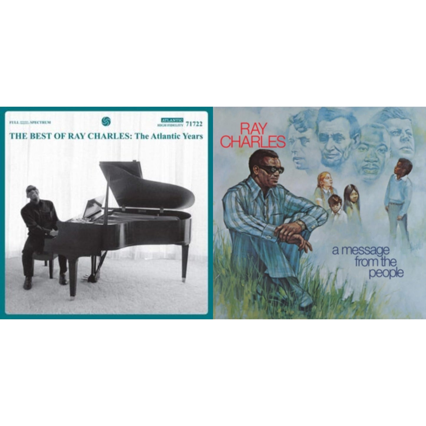 Ray Charles - Best Of Ray Charles: The Atlantic Years (2LP/White Vinyl) & Message From The People (140G)