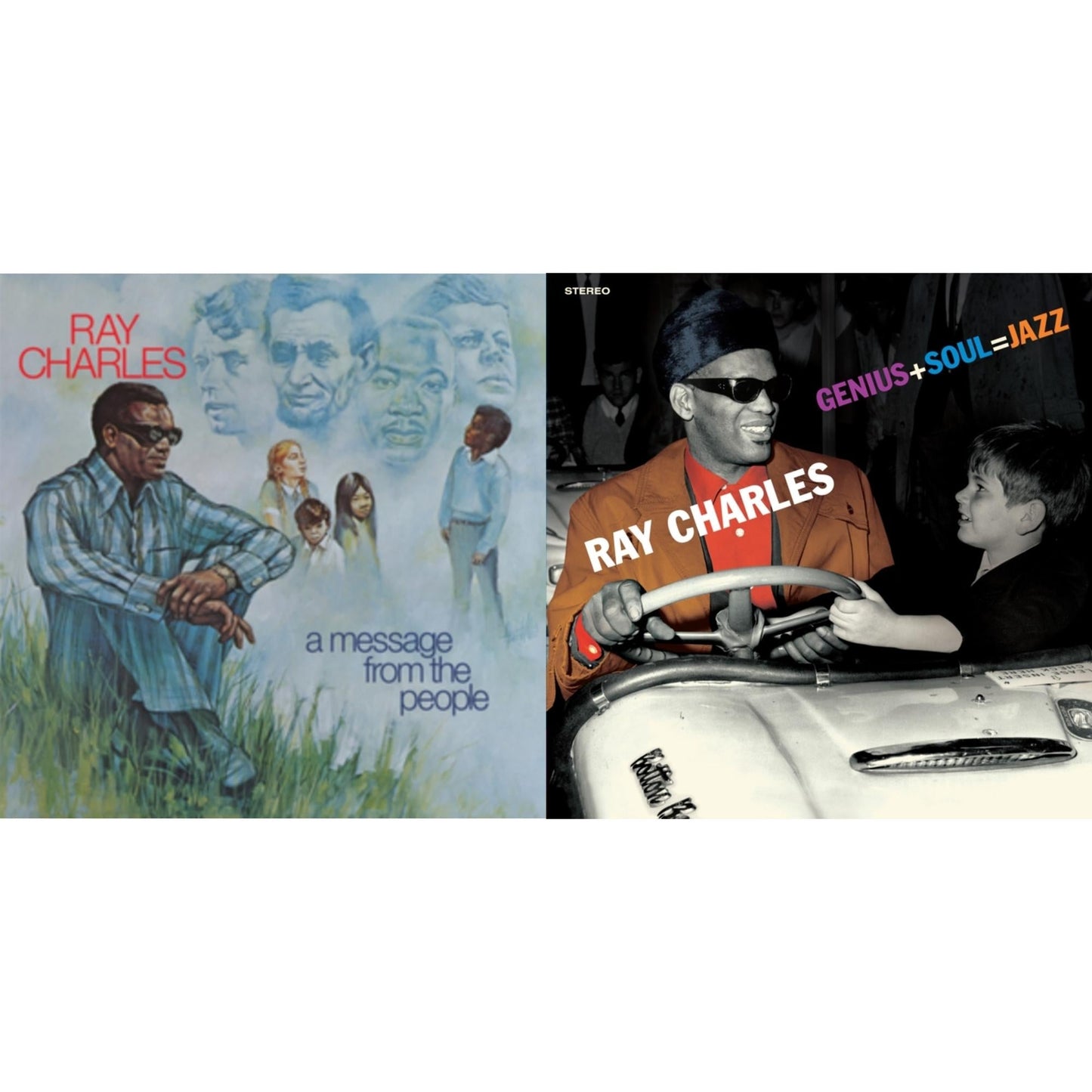 Ray Charles - Message From The People (140G) & Genius + Soul = Jazz (Orange LP Vinyl)