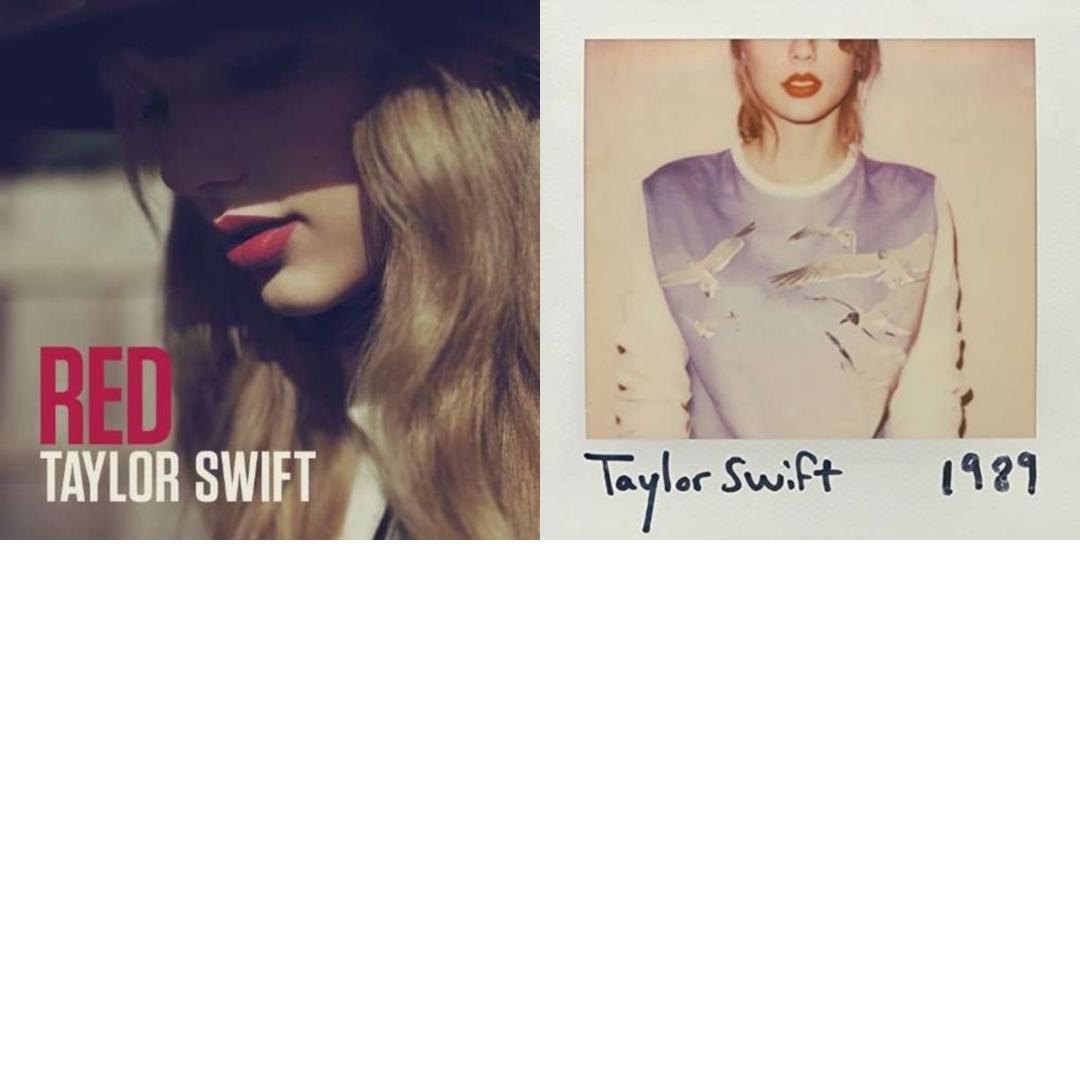 1989 & Red Vinyl Record