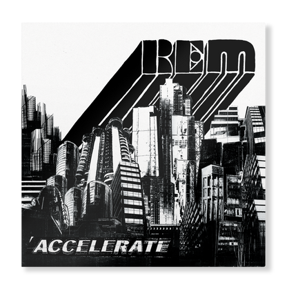R.E.M. Accelerate (Black LP) Vinyl Record