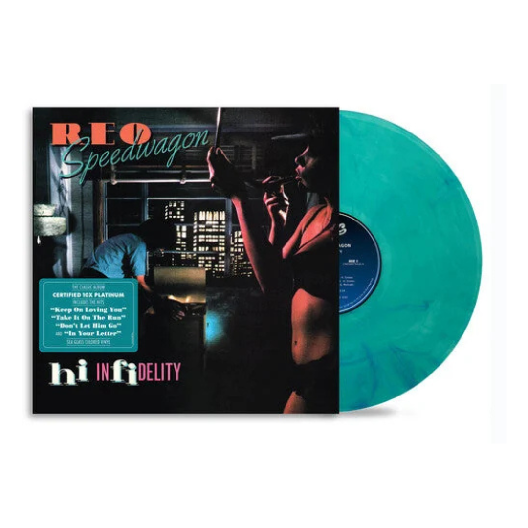 REO Speedwagon - Hi Infidelity [Sea Glass] Vinyl Record