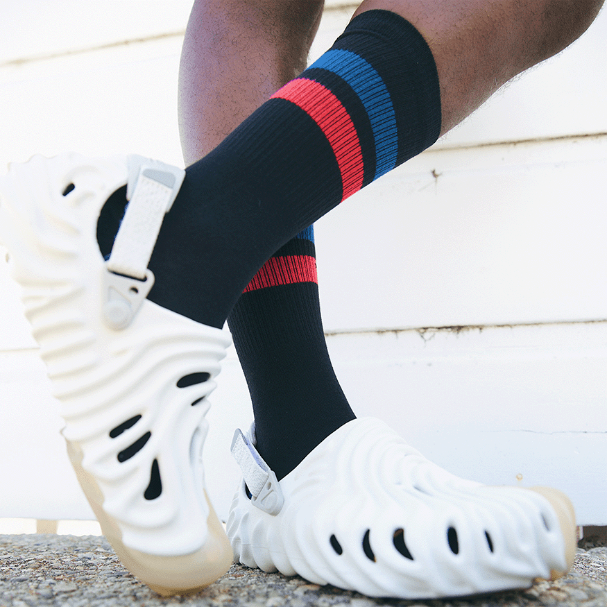 REPREVE® Subtle Midnight Adult Crew Socks